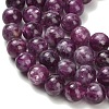 Natural Lepidolite Beads Strands G-L634-B01-8mm-4