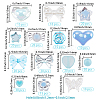 250Pcs 14 Styles Transparent Acrylic Beads TACR-PA0001-15-2
