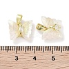 Real 18K Gold Plated Rack Plating Brass Micro Pave Cubic Zirconia Pendants KK-R161-06G-01-3