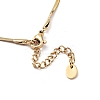 Heart with Star/Moon Pendant Necklaces NJEW-Q335-06B-G-3