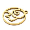 304 Stainless Steel Pendants STAS-Z043-01J-2