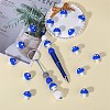 20Pcs Mushroom Silicone Focal Beads JX901A-4