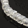 AB Color Plated Glass Faceted Cube Beads Strands GLAA-A031-4mm-AB11-1
