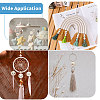 60Pcs 6 Styles Unfinished Natural Wood Printed Beads WOOD-GL0001-13A-6