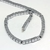 Electroplate Non-magnetic Synthetic Hematite Beads Strands G-J170A-3x3mm-01-2