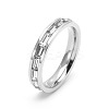 304 Stainless Steel with Crystal Rhinestone Finger Rings FS-WGF5DC4-10-1