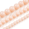 Opaque Solid Color Glass Beads Strands X-GLAA-T032-P8mm-09-4
