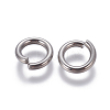 Tarnish Resistant 304 Stainless Steel Open Jump Rings STAS-G190-16P-1