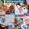 1 Set Sea Animals PET Hollow Out Drawing Painting Stencils DIY-MA0004-85-6