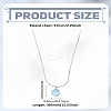 1Pc Oval Brass Pendant Necklaces for Women NJEW-LP0003-19-2
