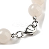 14mm Round Natural White Jade Beaded Necklaces NJEW-F327-02C-05-3