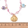304 Stainless Steel Charm Bracelets BJEW-D369-01G-5