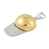 304 Stainless Steel Pendants STAS-K283-09G-2