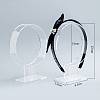 Acrylic Hair Band Display Stands LS-OHAR-PW0001-137B-1