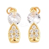 Brass Micro Pave Cubic Zirconia Pendants KK-F927-03G-1
