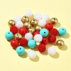DIY Round Silicone & Acrylic & Berry Beads Making Findings Kits DIY-FS0006-26C-7