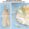 20Pcs Natural Citrine Pendants FIND-DC0001-72-3