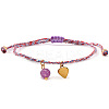 Bohemian 304 Stainless Steel Heart Charm Bracelets GE8132-3-1