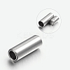 Tarnish Resistant 304 Stainless Steel Magnetic Clasps with Glue-in Ends LS-STAS-L131-03-1