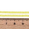 Transparent Glass Beads Strands GLAA-H021-03-23-4