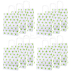 Kraft Paper Star Printed Bags with Handles ABAG-WH20013-08A-1