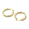 Rack Plating Brass Twist Wrap Hoop Earrings EJEW-D055-19G-2