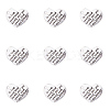 Tibetan Style Alloy Quote Pendants PALLOY-CJ0006-05-4