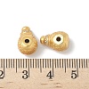 Matte Gold Color 925 Sterling Silver 3 Hole Guru Beads STER-R014-04G-3