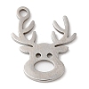 Non-Tarnish Christmas 201 Stainless Steel Pendants LS-STAS-D053-07P-2