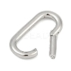 Brass Spring Gate Rings KK-S527-01P-B-2