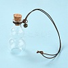 Gourd-shaped Glass Cork Bottles Ornament GLAA-D002-05-2