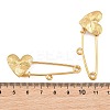 Radiant Heart 304 Stainless Steel Safety Pins Brooch Findings SA-CBA098D-15C-G01-3