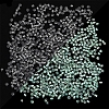 Glow in the Dark Luminous Transparent Glass Round Seed Beads LUMI-PW0004-006A-01-1