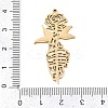 Hollow 304 Stainless Steel Pendants STAS-Z183-01G-3