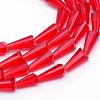 Transparent Glass Bead Strands GLAA-R170-4x8-01N-1