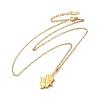 304 Stainless Steel Pandant Necklace for Men Women NJEW-O126-02G-04-1