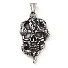 304 Stainless Steel Big Pendants STAS-A083-13AS-1