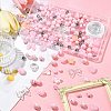 210Pcs 13 Styles Acrylic Beads with 1 Roll Strong Stretchy Beading Elastic Thread OACR-FS0001-57-7