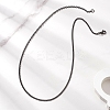 304 Stainless Steel Cable Chain Twisted Chain Necklaces for Women Men NJEW-JN05818-1
