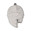 Non-Tarnish 201 Stainless Steel Pendants STAS-C095-17P-1