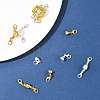 12Sets 2 Colors Brass Magnetic Clasps Converter KK-FS0001-95-8
