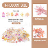 100Pcs Story of Four Seasons PET Stickers Self-Adhesive Stickers DIY-TA0003-69B-4