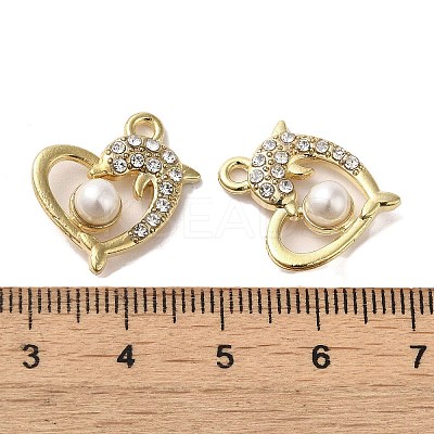Alloy with Crystal Rhinestone Pendants FIND-B032-13G-01-1