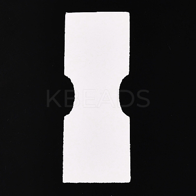 Folding Word Pattern Paper Jewlery Display Cards for Necklaces CDIS-T004-17-1