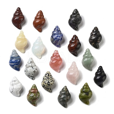 Natural & Synthetic Gemstone Carved Figurines DJEW-L023-H-1