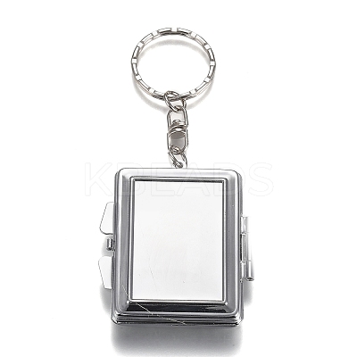 Iron Folding Mirror Keychain KEYC-H110-01P-1