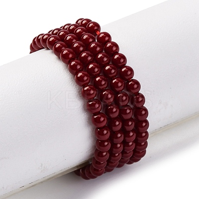 Baking Paint Glass Beads GLAA-Z010-01A-1