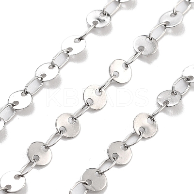 Non-Tarnish 304 Stainless Steel Link Chain CHS-H026-05B-P-1