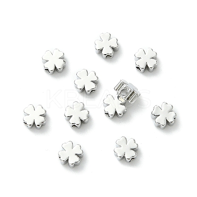 SHEGRACE Brass Clover Beads XGRPCU227-301P-1