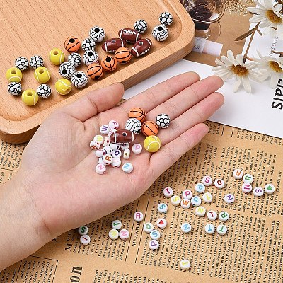Acrylic Beads Set DIY-YW0003-46-1